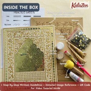 diy pastel jharokha art kit — soft indian wall decor